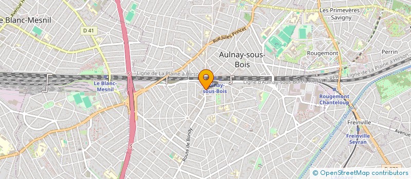 localisation de l'entreprise SCI HEMO à AULNAY-SOUS-BOIS