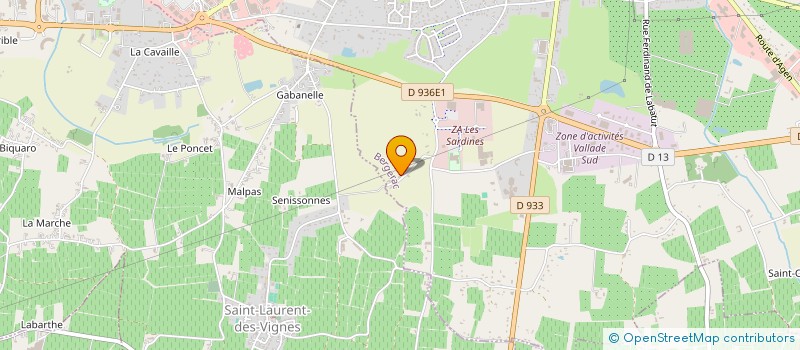 localisation de l'entreprise SCI HEN-RY à BERGERAC