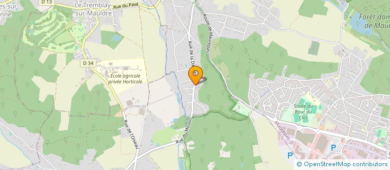 localisation de l'entreprise SCI HENA  JOUARS-PONTCHARTRAIN