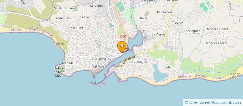 localisation de l'entreprise SCI HENAFF LOSTENDRO  GUILVINEC