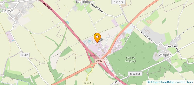 localisation de l'entreprise SCI HENARD FRERES  LEULINGHEM