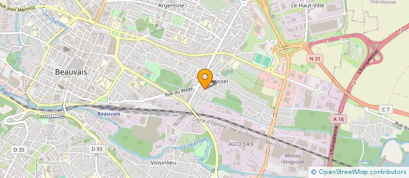 localisation de l'entreprise SCI HENAURAUD  GOINCOURT