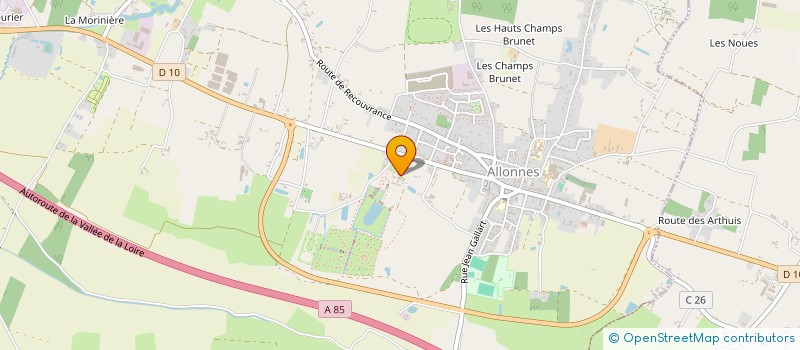 localisation de l'entreprise SCI HENDA à ALLONNES