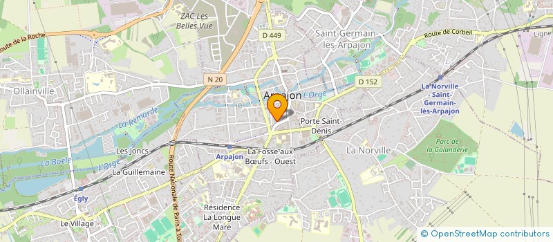 localisation de l'entreprise SCI HENDA  ARPAJON