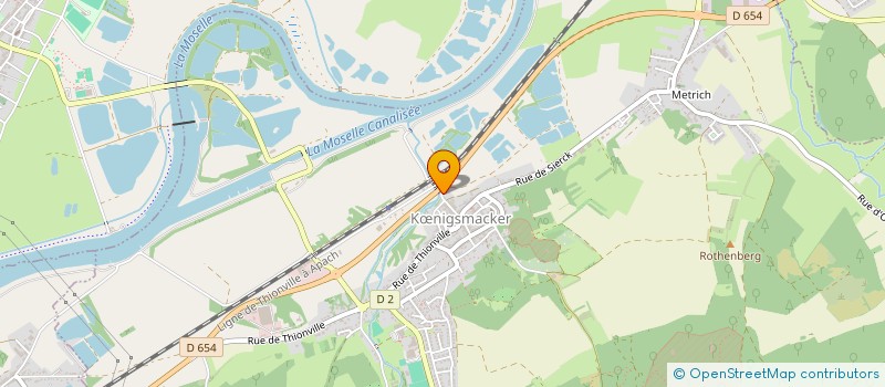 localisation de l'entreprise SCI HENDRIKS  KOENIGSMACKER