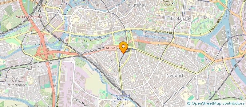 localisation de l'entreprise SCI HENERI  STRASBOURG