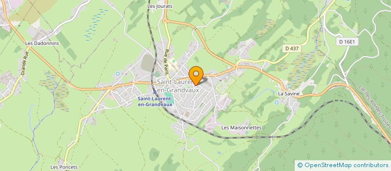 localisation de l'entreprise SCI HENFANETOILE  SAINT-LAURENT-EN-GRANDVAUX