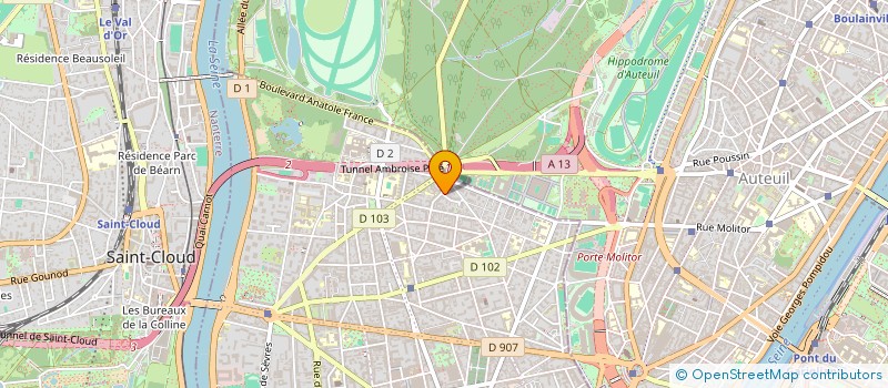 localisation de l'entreprise SCI HENGORA à BOULOGNE-BILLANCOURT