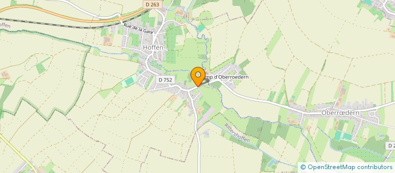 localisation de l'entreprise SCI HENGSTENBERG  OBERRDERN