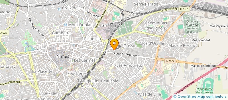 localisation de l'entreprise SCI HENIN  NIMES