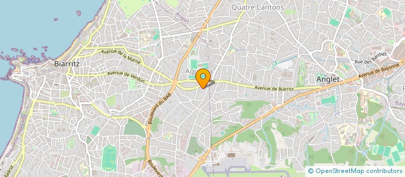 localisation de l'entreprise SCI HENNEAU CARRERE à BIARRITZ