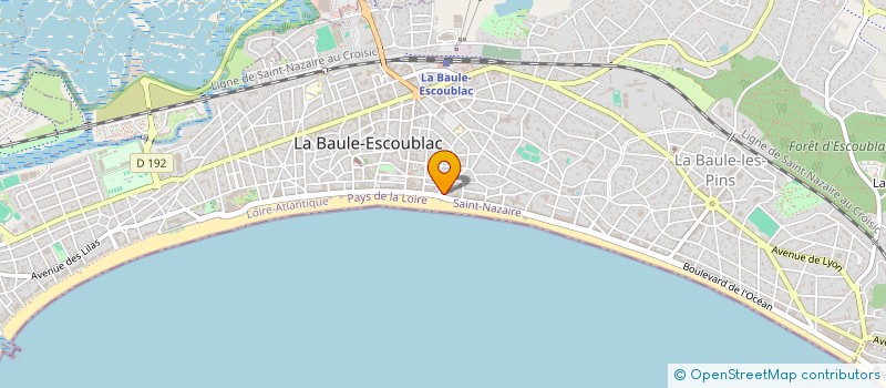 localisation de l'entreprise SCI HENNECART CARMEN à LA BAULE-ESCOUBLAC