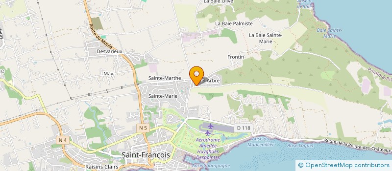 localisation de l'entreprise SCI HENNING à SAINT-FRANCOIS
