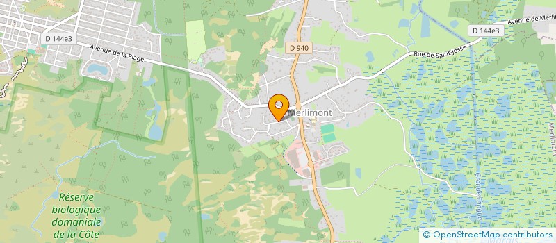 localisation de l'entreprise SCI HENNUYER  MERLIMONT