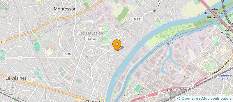 localisation de l'entreprise SCI HENNY HAUTS DE SEINE  CHATOU