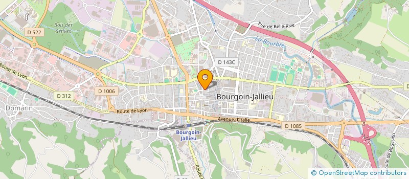 localisation de l'entreprise SCI HENO à BOURGOIN-JALLIEU