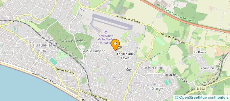 localisation de l'entreprise SCI HENODEVI à LA BAULE-ESCOUBLAC