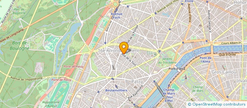 localisation de l'entreprise SCI HENON  PARIS