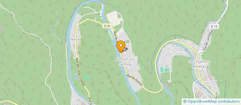 localisation de l'entreprise SCI HENON & HAGEMANN  THILAY