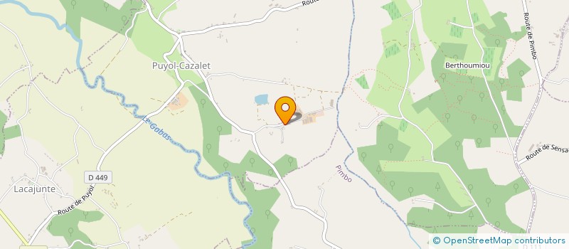 localisation de l'entreprise SCI HENONIS  GEAUNE