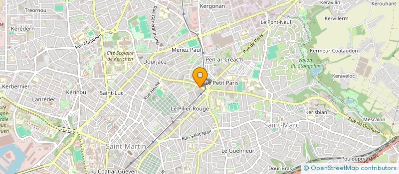 localisation de l'entreprise SCI HENOR  BREST