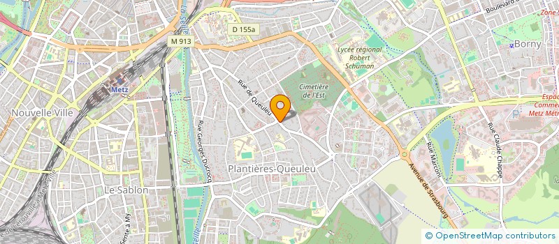 localisation de l'entreprise SCI HENOT 13  METZ