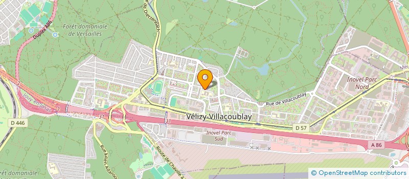 localisation de l'entreprise SCI HENOT GESTION IMMOBILIERE  VELIZY-VILLACOUBLAY