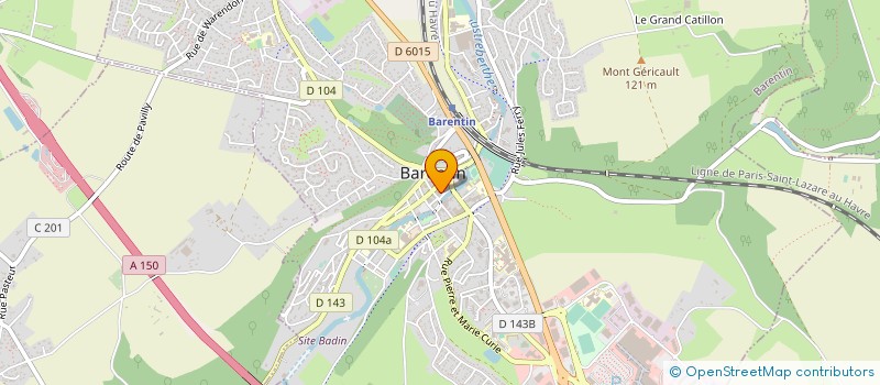 localisation de l'entreprise SCI HENOUVILLAISE  BARENTIN