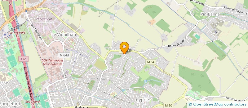 localisation de l'entreprise SCI HENRAY  BALMA