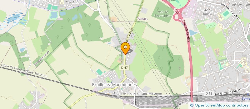 localisation de l'entreprise SCI HENRI  BRUILLE-LEZ-MARCHIENNES