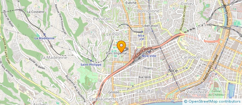 localisation de l'entreprise SCI HENRI à NICE
