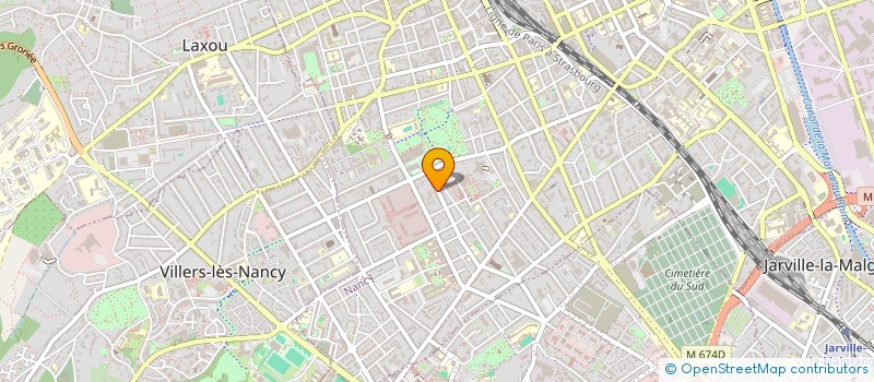 localisation de l'entreprise SCI HENRI BARBUSSE  NANCY