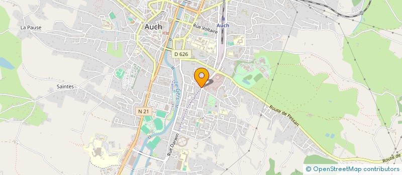 localisation de l'entreprise SCI HENRI BORDENEUVE  AUCH