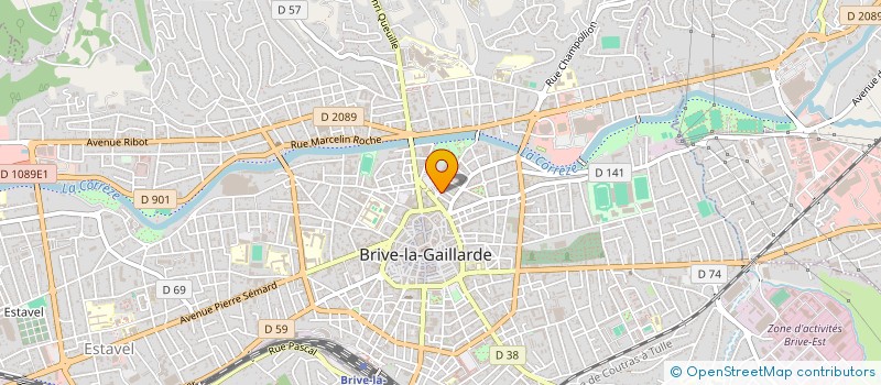 localisation de l'entreprise SCI HENRI DE BOURNAZEL à BRIVE-LA-GAILLARDE
