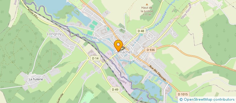 localisation de l'entreprise SCI HENRI DUNANT  GAMACHES