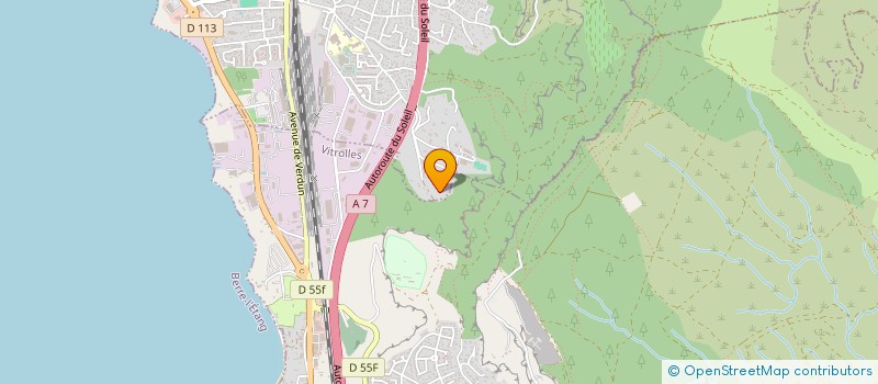 localisation de l'entreprise SCI HENRI ET EMILIE FABRE  ROGNAC