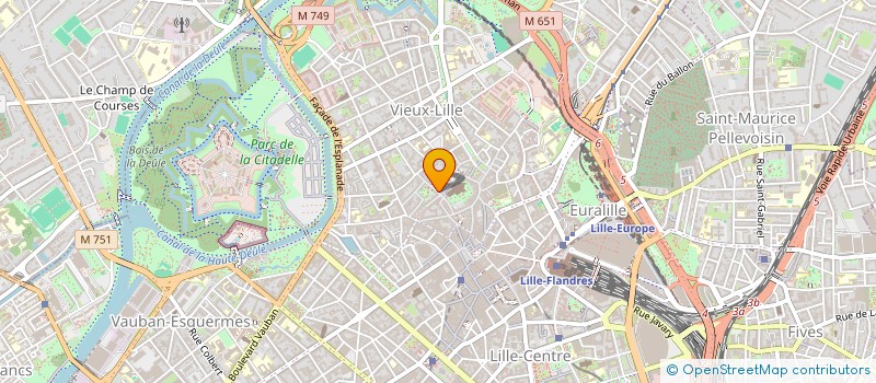 localisation de l'entreprise SCI HENRI FC  VALENCIENNES