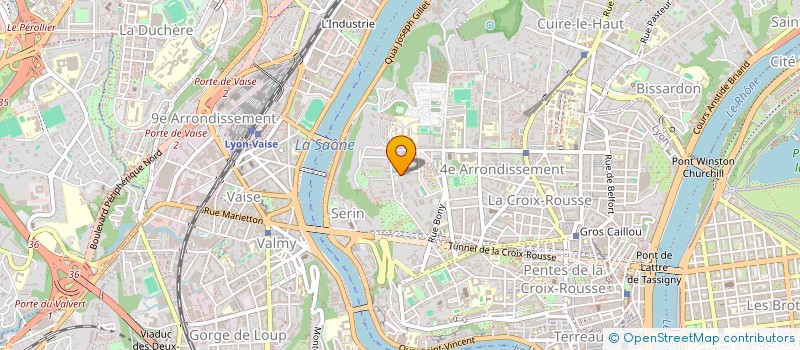 localisation de l'entreprise SCI HENRI FERRE  LYON