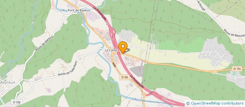 localisation de l'entreprise SCI HENRI GUILLAUMET  MEYREUIL