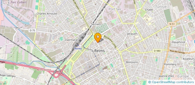 localisation de l'entreprise SCI HENRI IV à REIMS