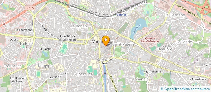 localisation de l'entreprise SCI HENRI IV  VANNES