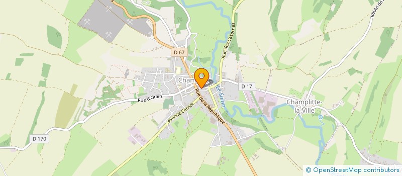 localisation de l'entreprise SCI HENRI IV à CHAMPLITTE