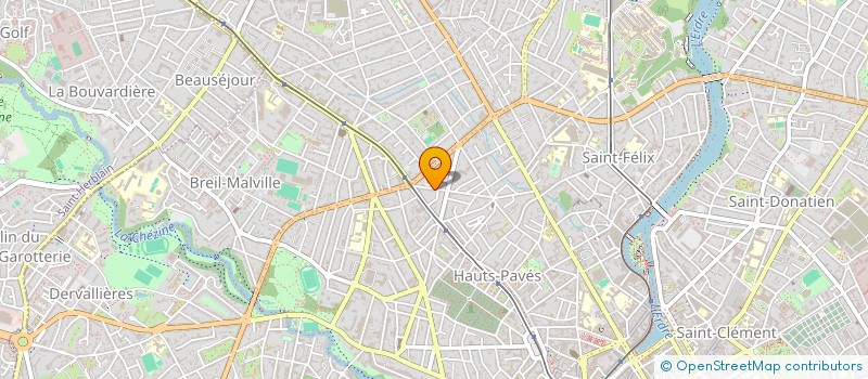 localisation de l'entreprise SCI HENRI IV  NANTES