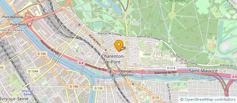 localisation de l'entreprise SCI HENRI IV & GABRIELLE  CHARENTON-LE-PONT