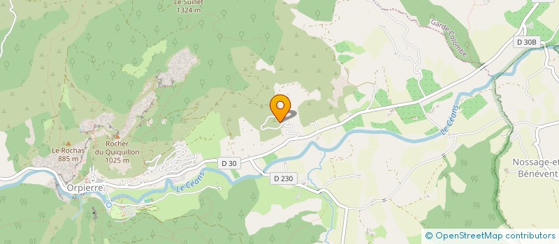 localisation de l'entreprise SCI HENRI LAVAL  ORPIERRE