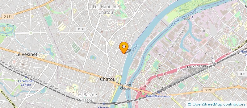 localisation de l'entreprise SCI HENRI LEONARD BERTIN  BOIS-D'ARCY