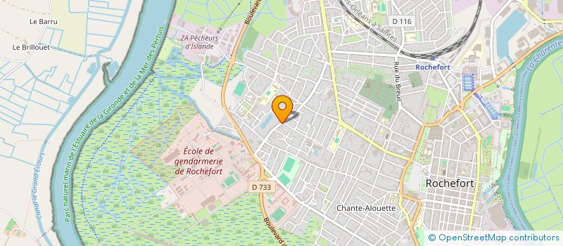 localisation de l'entreprise SCI HENRI MAIRE  ROCHEFORT