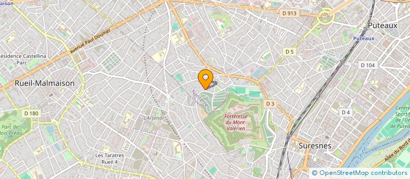 localisation de l'entreprise SCI HENRI MARTIN  NANTERRE