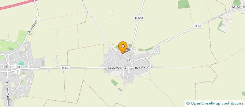 localisation de l'entreprise SCI HENRI MARTIN  SAVY