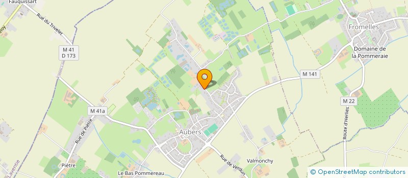 localisation de l'entreprise SCI HENRI REAN  AUBERS